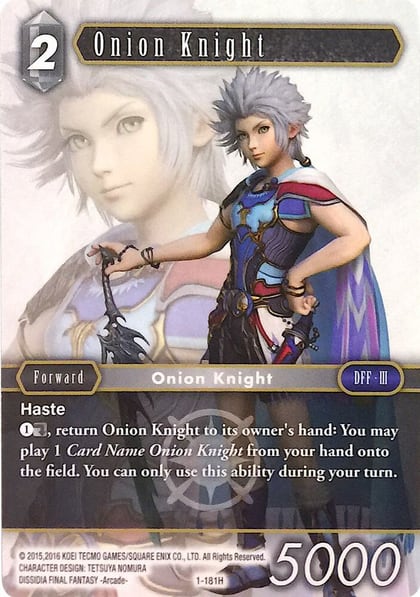 Onion Knight (Alternate Art Promo), FF: Promo Cards PR-006/1-181H