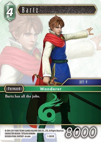 Bartz (Alternate Art Promo), FF: Promo Cards PR-011/1-081R