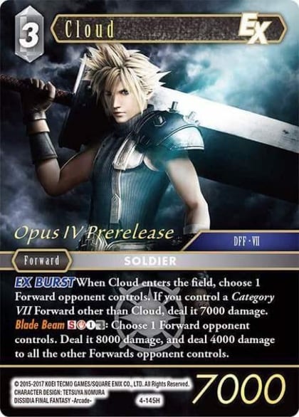Cloud EX (Prerelease Promo), FF: Promo Cards PR-019/4-145H