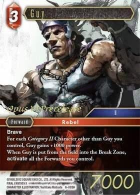 Guy (Prerelease Promo), FF: Promo Cards PR-031/6-003H