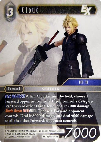 Cloud EX, FF: Promo Cards PR-034/4-145H