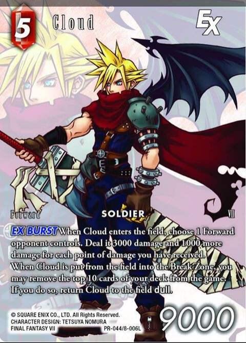 Cloud EX - PR-044/8-006L, FF: Promo Cards PR-044/8-006L