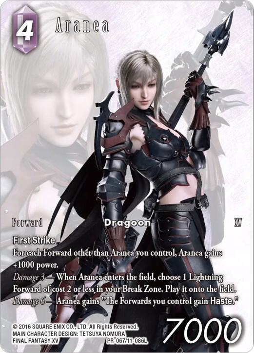 Aranea, FF: Promo Cards PR-067/11-086L
