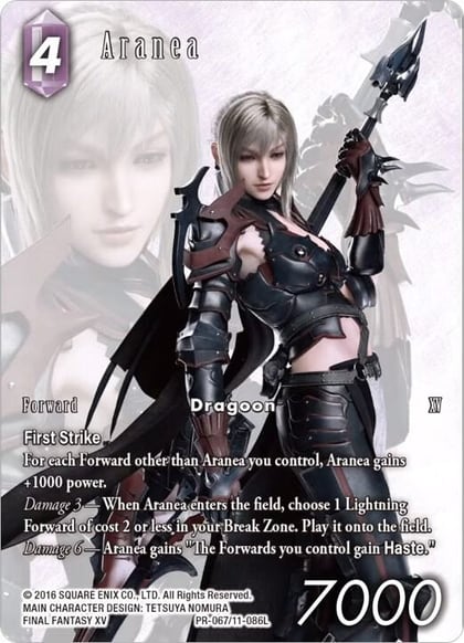 Aranea, FF: Promo Cards PR-067/11-086L
