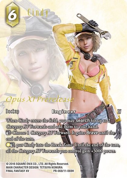 Cindy (Prerelease Promo), FF: Promo Cards PR-068/11-069H