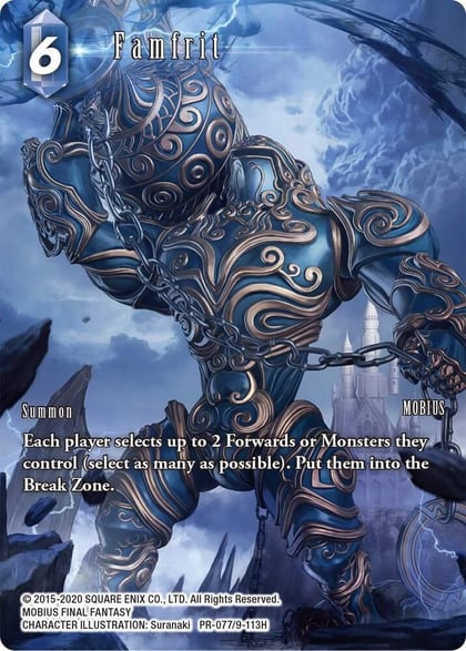 Famfrit, FF: Promo Cards PR-077/9-113H