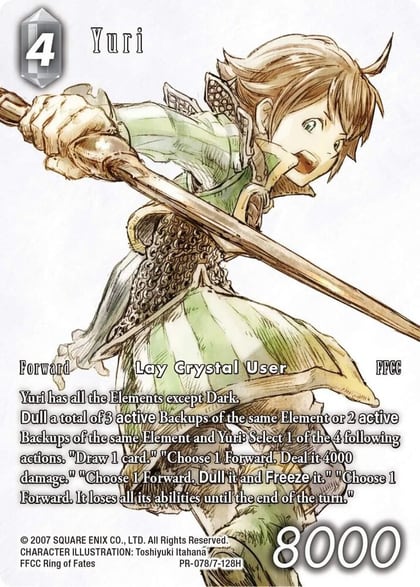 Yuri (PR-078), FF: Promo Cards PR-078/7-128H