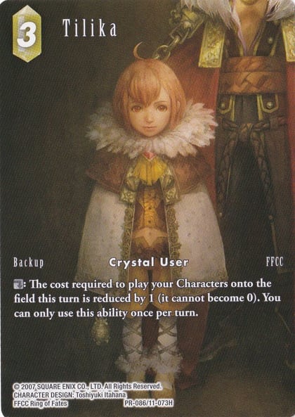 Tilika, FF: Promo Cards PR-086/11-073H