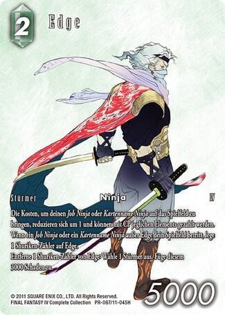 Edge (Full Art), FF: Promo Cards PR-087/11-045H