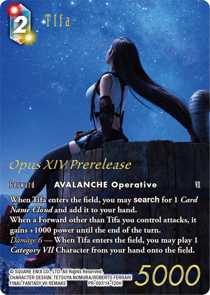 Tifa (Prerelease Promo), FF: Promo Cards PR-097/14-120H