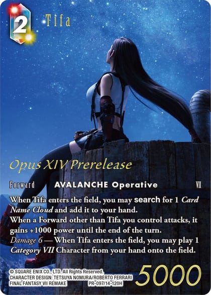 Tifa (Prerelease Promo), FF: Promo Cards PR-097/14-120H