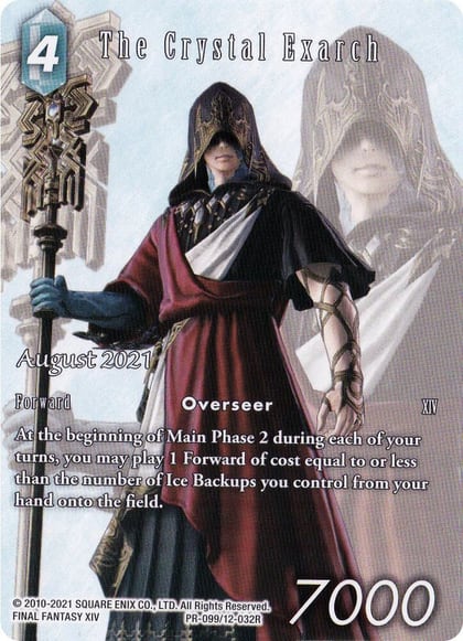 The Crystal Exarch (August 2021), FF: Promo Cards PR-099/12-032R