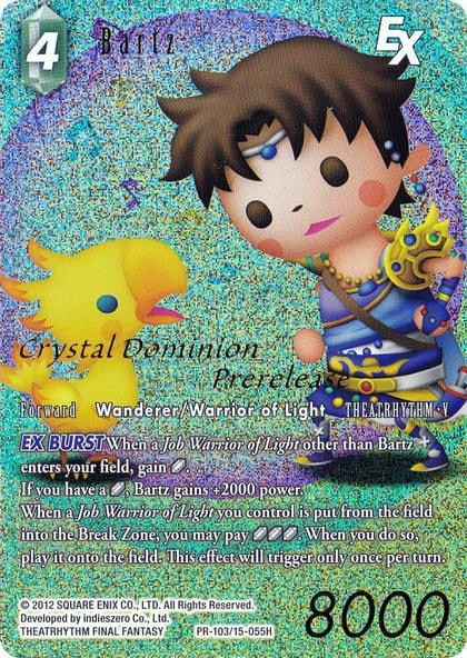 Bartz EX (Prerelease Promo), FF: Promo Cards PR-103/15-055H