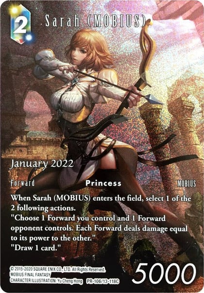 Sarah (MOBIUS) (January 2022), FF: Promo Cards PR-106/13-118C