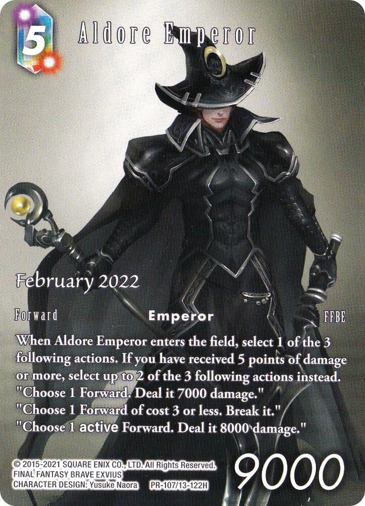 Aldore Emperor, FF: Promo Cards PR-107/13-122H