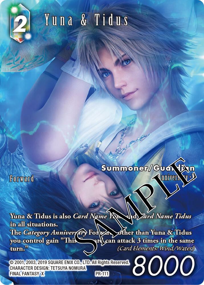 Yuna & Tidus, FF: Promo Cards PR-111