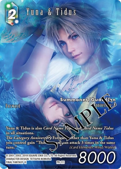 Yuna & Tidus, FF: Promo Cards PR-111