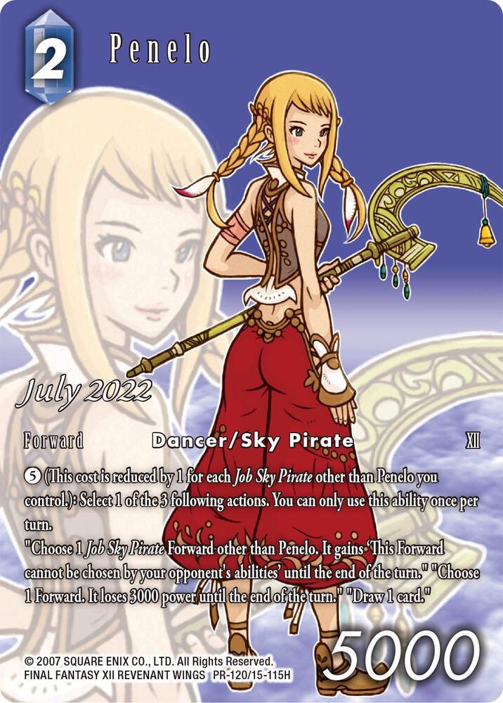 Penelo (July 2022), FF: Promo Cards PR-120/15-115H