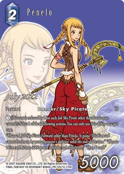 Penelo (July 2022), FF: Promo Cards PR-120/15-115H