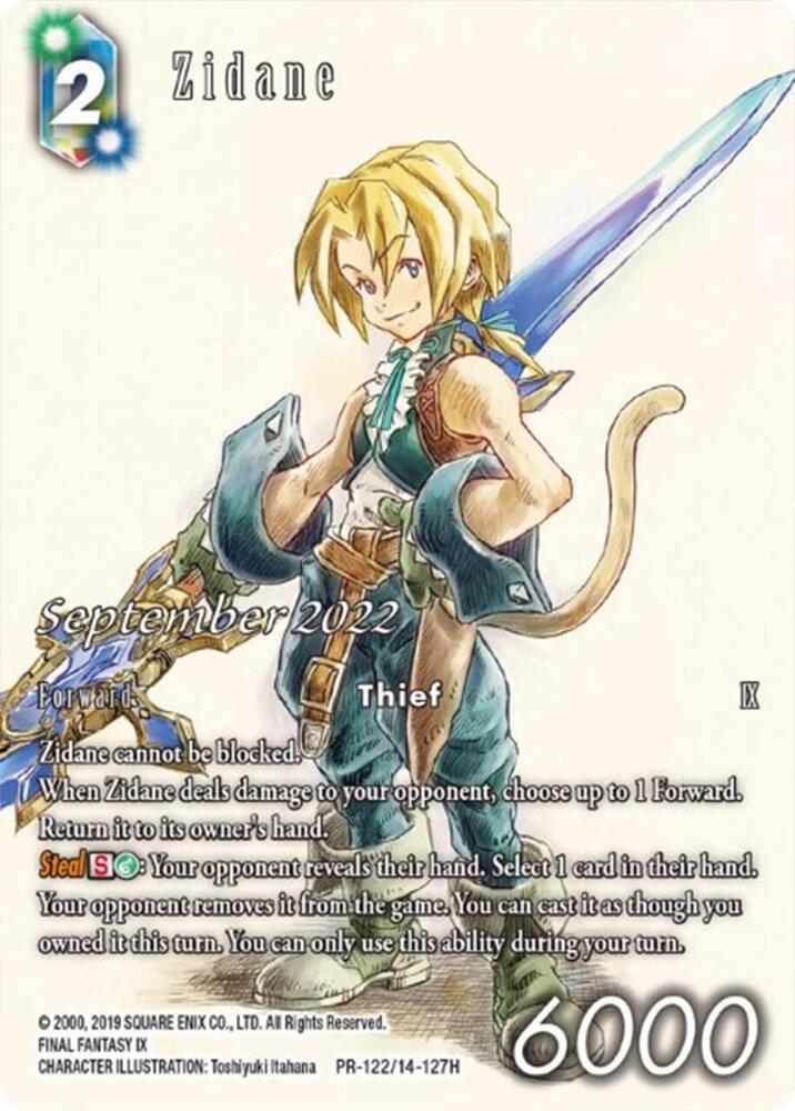 Zidane (Full Art) (September 2022), FF: Promo Cards PR-122/14-127H