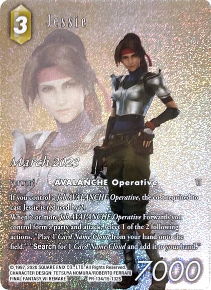 Jessie (March 2023), FF: Promo Cards PR-134/15-132S