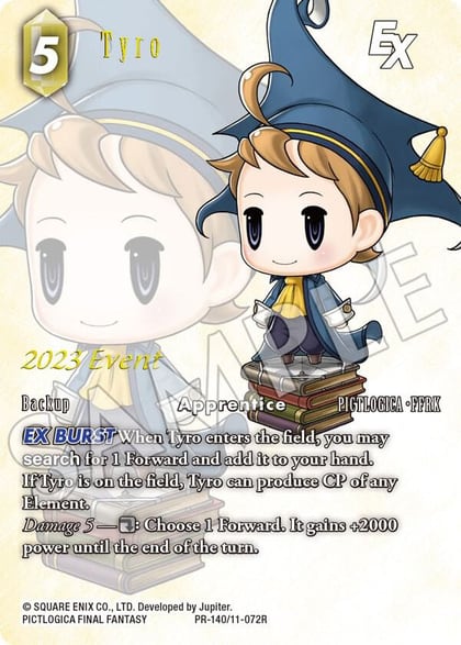 Tyro EX, FF: Promo Cards PR-140