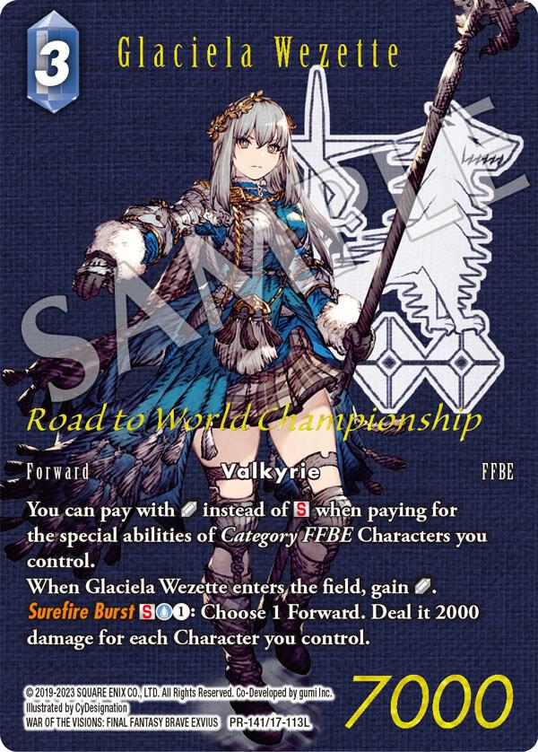 Glaciela Wezette, FF: Promo Cards PR-141