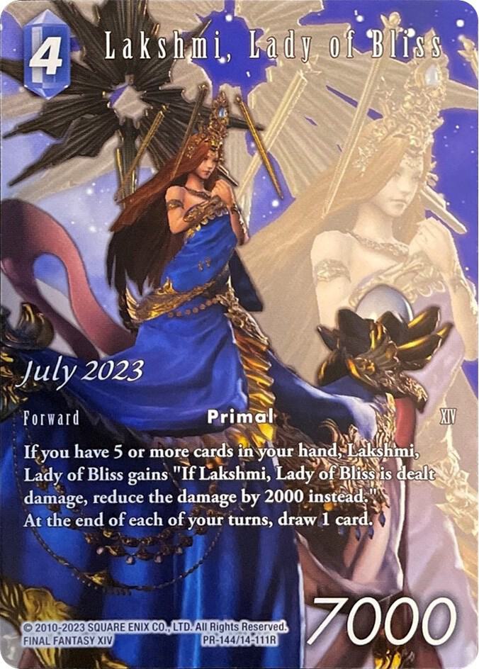 Lakshmi, Lady of Bliss, FF: Promo Cards PR-144/14-111R