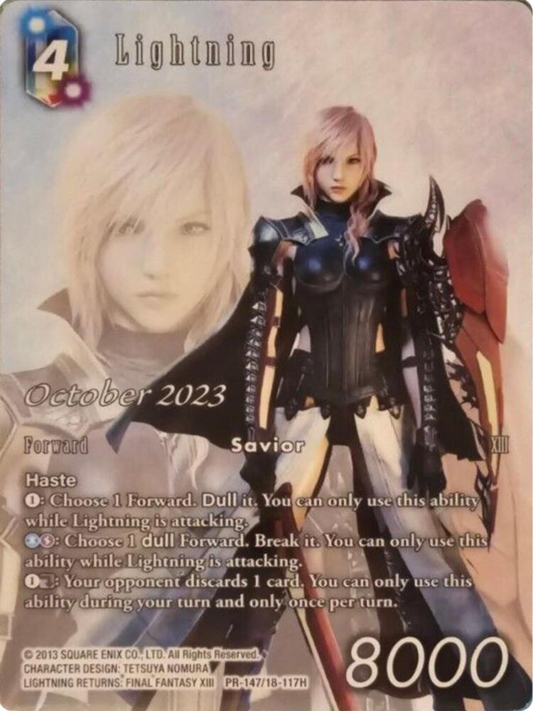Lightning (October 2023), FF: Promo Cards PR-147/18-117H