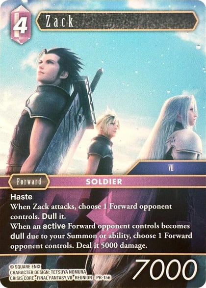 Zack, FF: Promo Cards PR-156