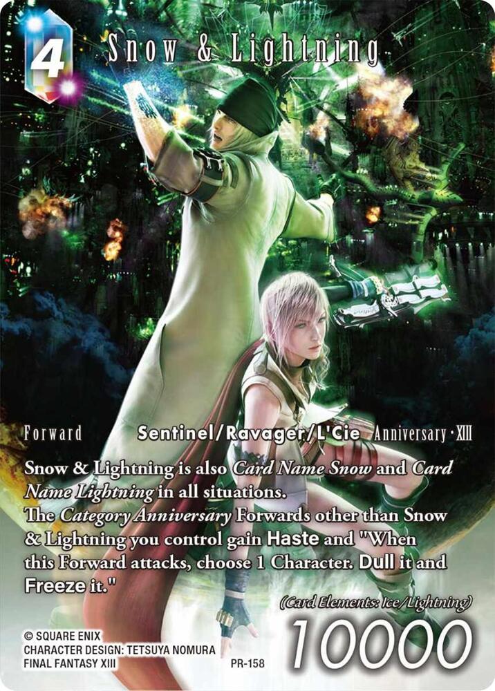 Snow & Lightning (Full Art), FF: Promo Cards PR-156