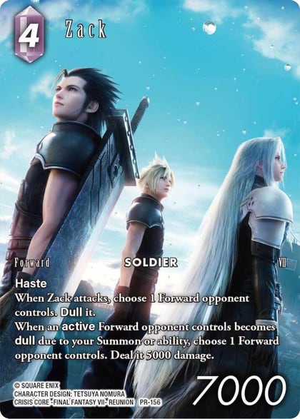 Zack (Full Art), FF: Promo Cards PR-156