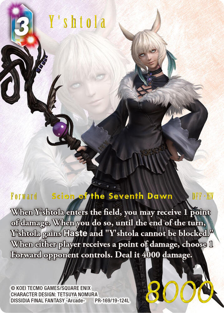 Y'shtola (PR-169), FF: Promo Cards PR-169/19-124L