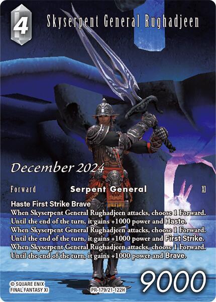 Skyserpent General Rughadjeen (PR-179/21-122H), FF: Promo Cards PR-179/21-122H