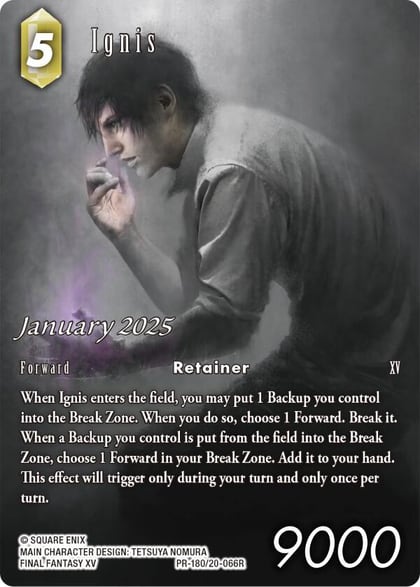 Ignis (PR-180/20-066R), FF: Promo Cards PR-180/20-066R