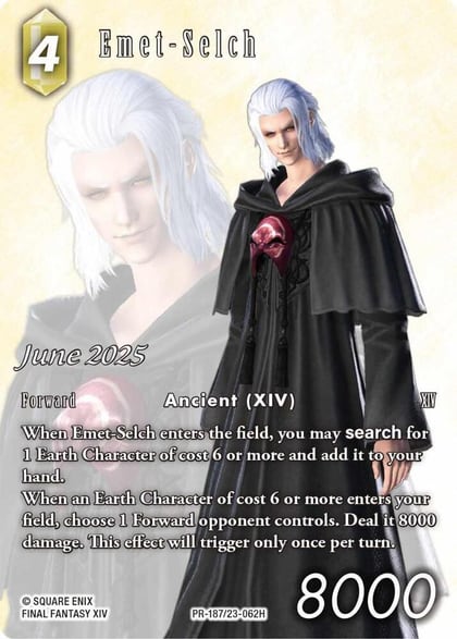 Emet-Selch (June 2025), FF: Promo Cards PR-187/23-062H
