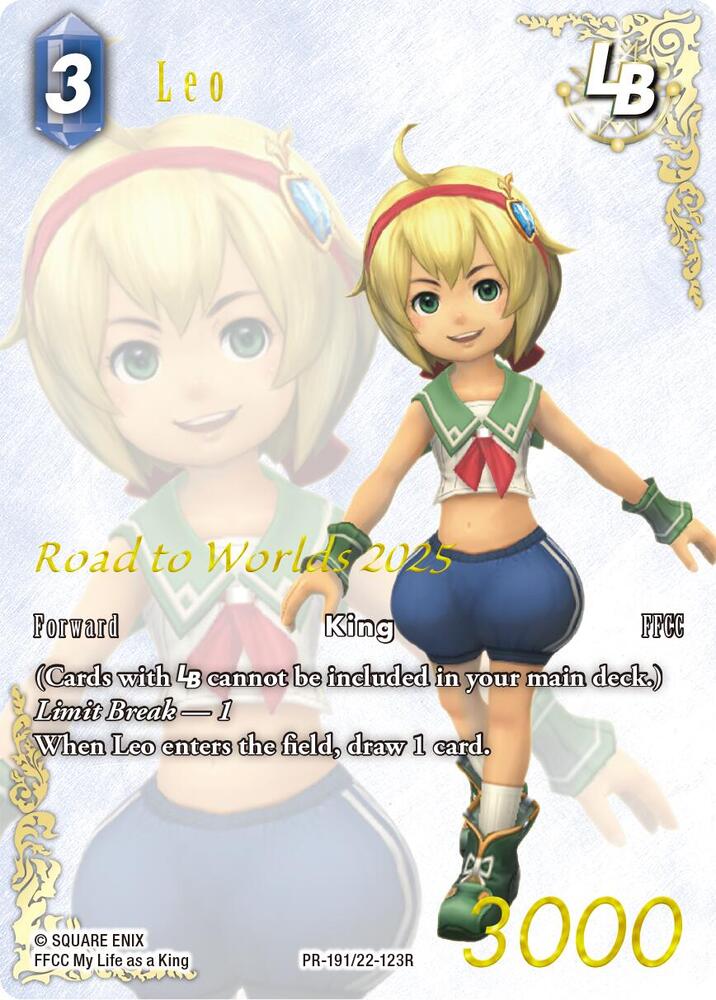 Leo LB (PR-191/22-123R), FF: Promo Cards PR-191/22-123R
