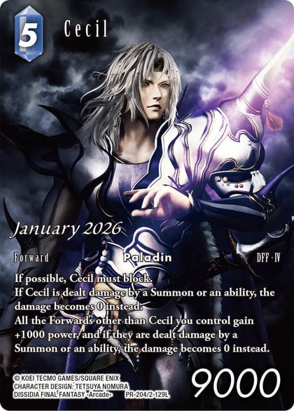 Cecil - PR-204/2-129L, FF: Promo Cards PR-204/2-129L