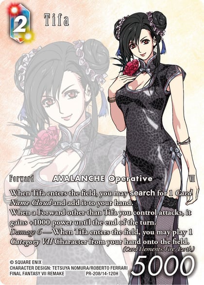 Tifa - PR-208/14-120H, FF: Promo Cards PR-208/14-120H