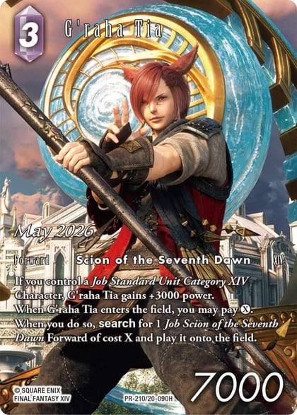 G'raha Tia, FF: Promo Cards PR-210/20-090H