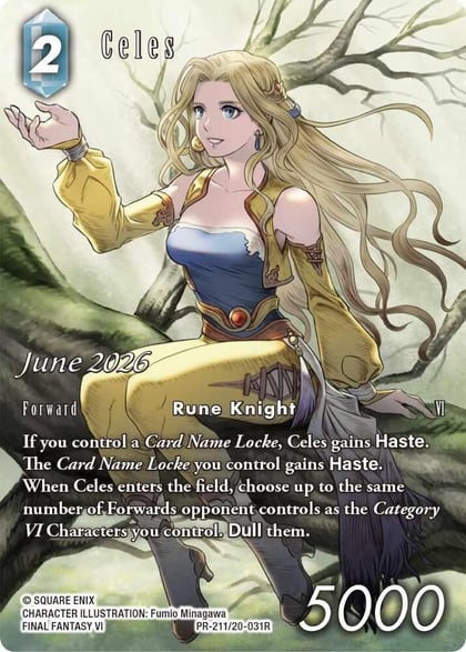 Celes, FF: Promo Cards PR-211/20-031R