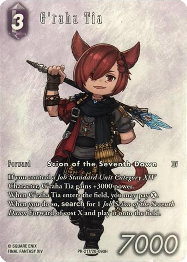 G'raha Tia (PR-217/20-090H), FF: Promo Cards PR-217/20-090H
