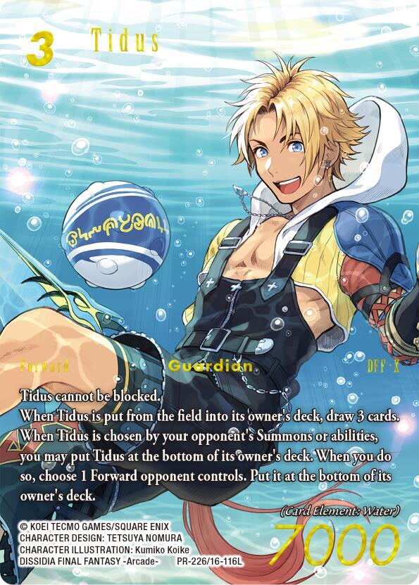 Tidus (Road to Worlds 2026), FF: Promo Cards PR-226/16-116L