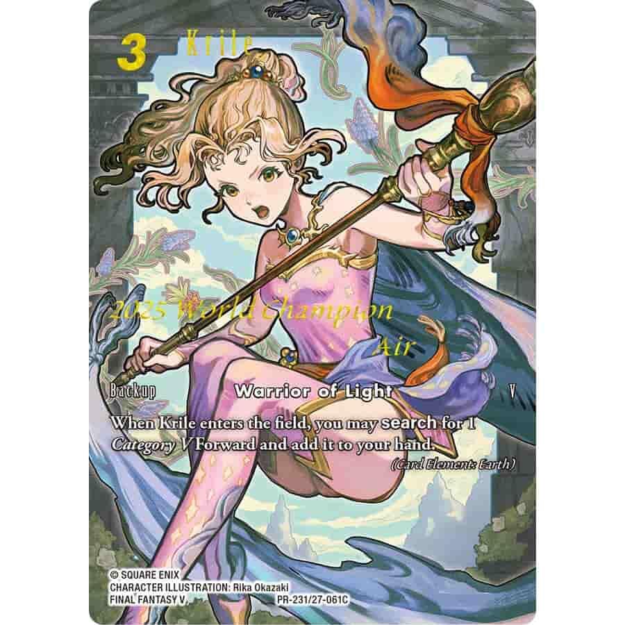 Krile (2025 World Champion Air), FF: Promo Cards PR-231/27-061C