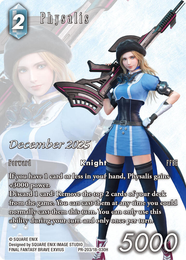 Physalis (PR203/18-30H), FF: Promo Cards Re-051H/18-030H