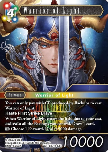 Warrior of Light, World Champion Decks 2024 W24-035/19-128L