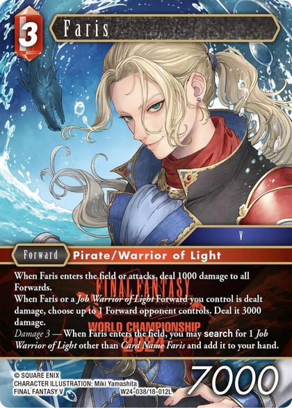 Faris, World Champion Decks 2024 W24-038/18-012L