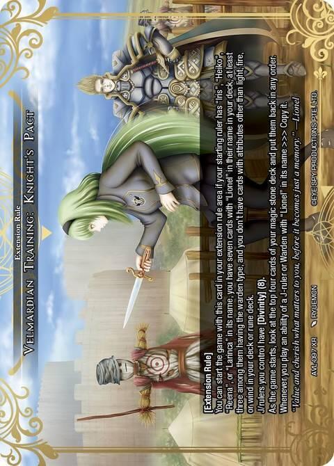 Velmardian Training: Knight's Pact, Attack on Velmardia AVL-097 XR