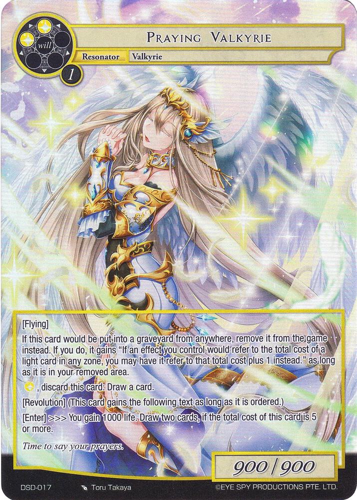 Praying Valkyrie (Full Art), Starter Deck: Villains DSD-017