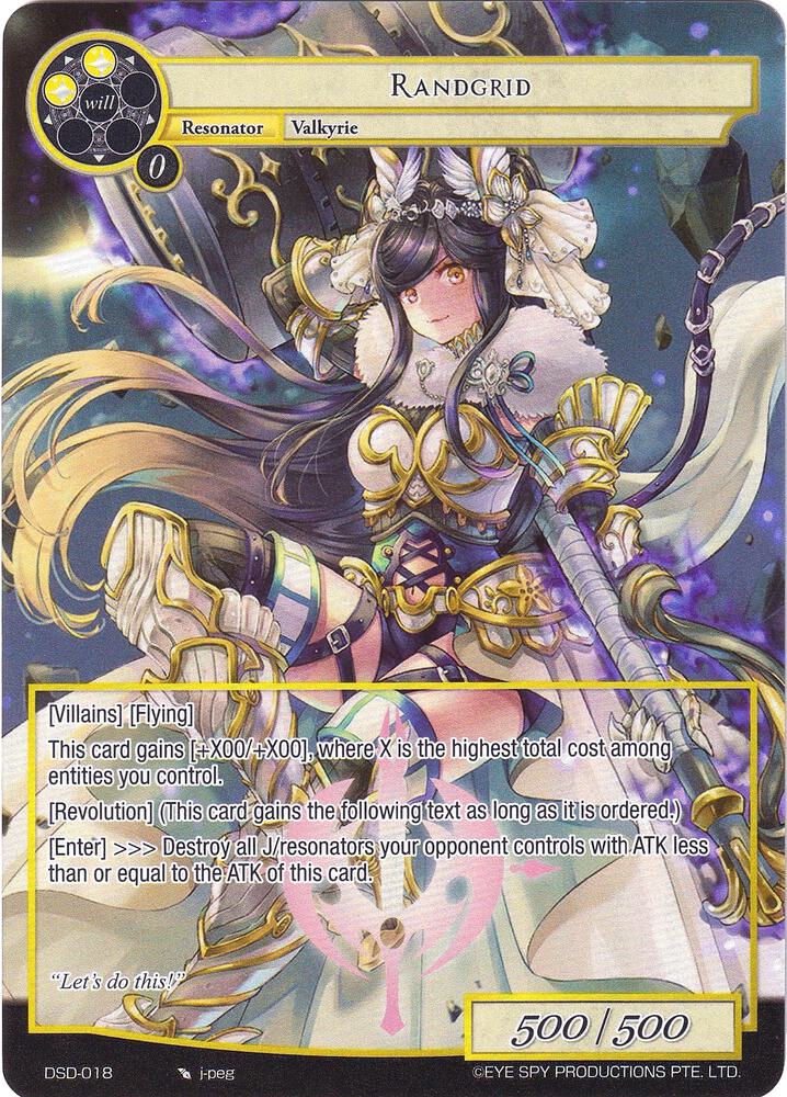 Randgrid (Full Art), Starter Deck: Villains DSD-018